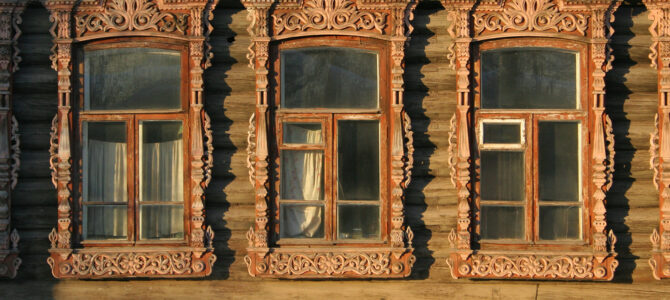 Fenêtres sculptées en Russie